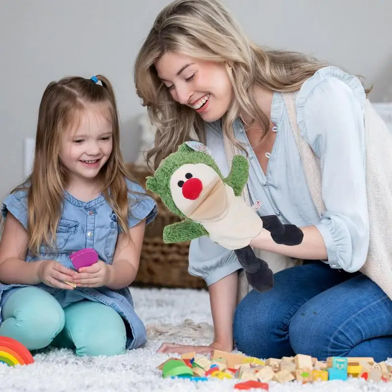 Handpuppen Plüsch tier Spielzeug ausgestopfte Puppe Plüsch tier Spielzeug Stofftier puppe pädagogische Puppe für Rollenspiel