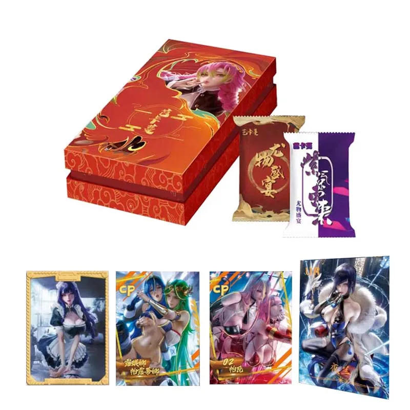 Wholesales Goddess Story Collection Cards Charm Girl Booster Anime Gift Box Case Rare Bikini Playing Cards