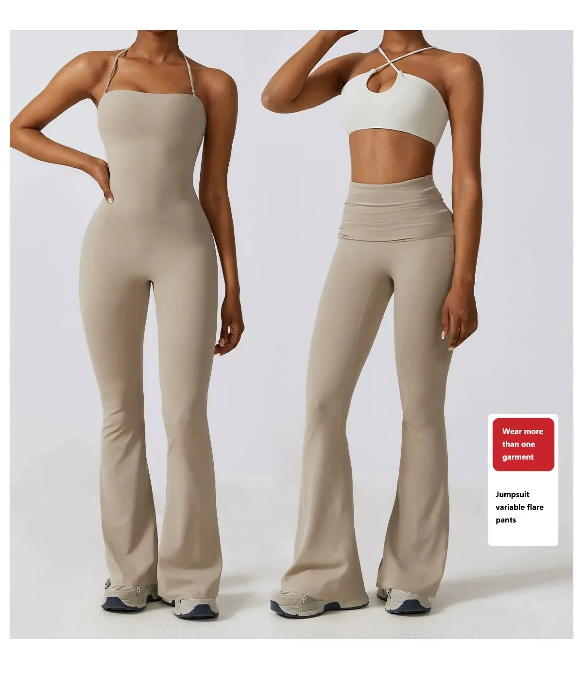 

New Yoga Jumpsuit One Piece Outfit Gym Fitness Bodysuit Workout Clothes for Women Sportwear Women Buttock lifting Set Activewear