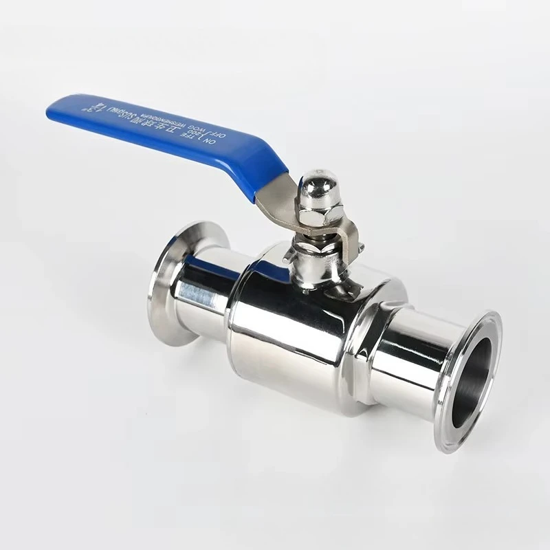 Sanitary 304/316L Stainless Steel Ball Valve, Tri Clamp Quick Open Ferrule Connection Food Grade Valve