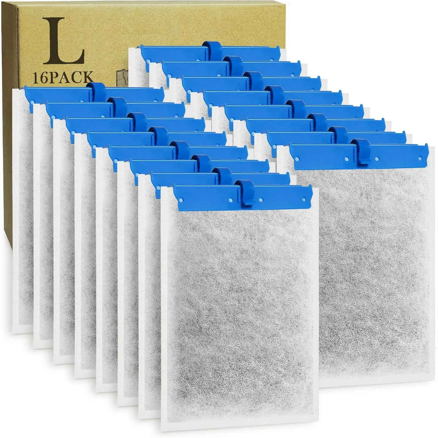 

16 Pack Large Aquarium Filter Cartridges Compatible with Tetra Whisper 20i/40i IQ20/30/45/60