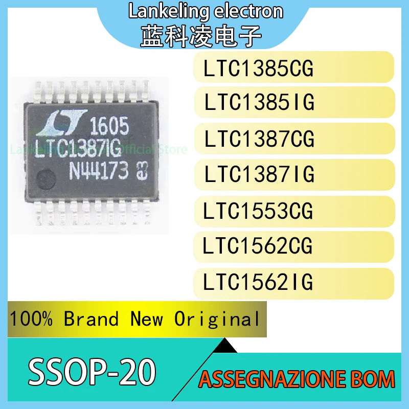 

LTC1385CG LTC1385IG LTC1387CG LTC1387IG LTC1553CG LTC1562CG LTC1562IG IC 100% Brand New Original chip SSOP-20