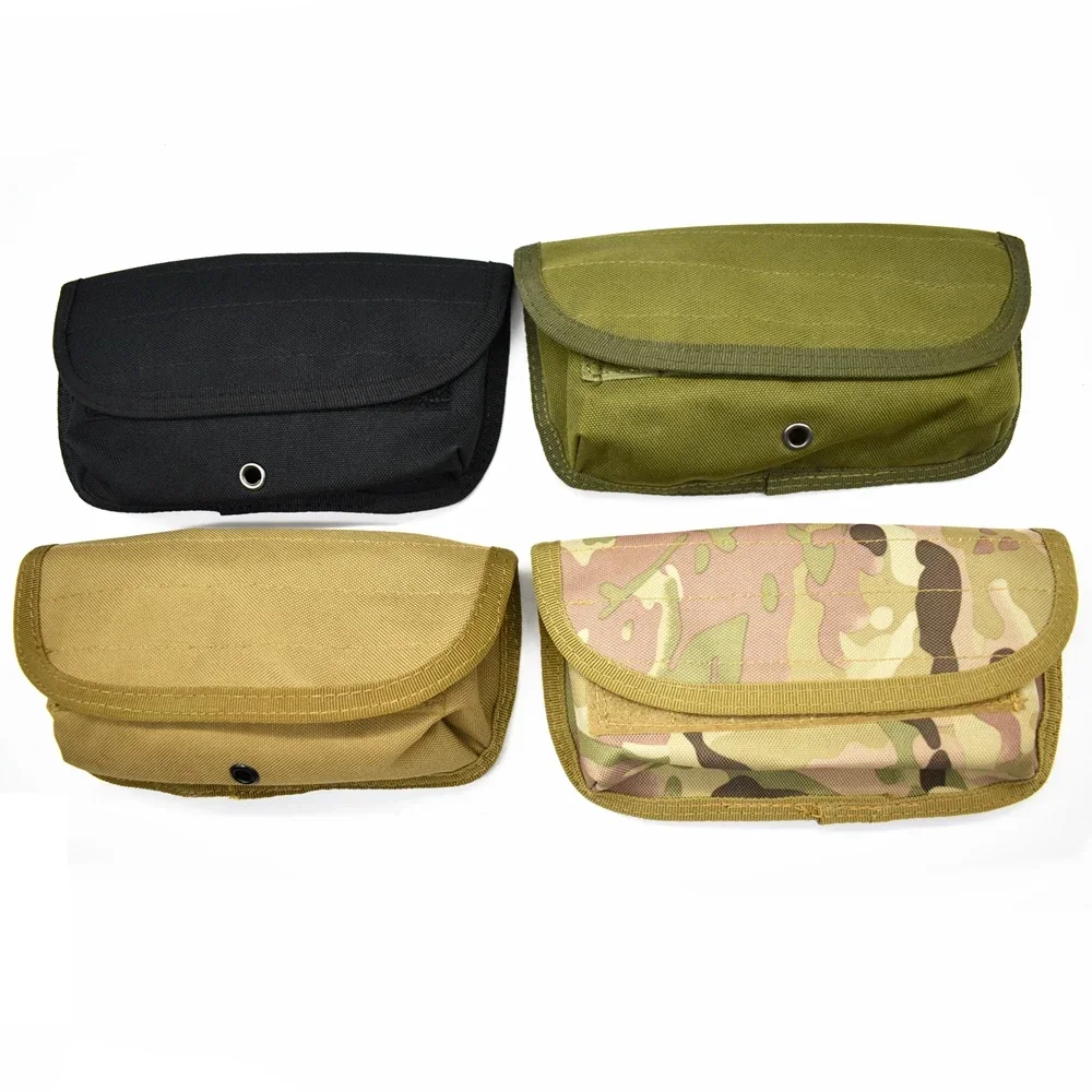 12 Gauge Cartridge Carrying Bag Pouch Molle System Tactical Vest Accessories Sinper Rifle Bullet Holder Shotshell Bag