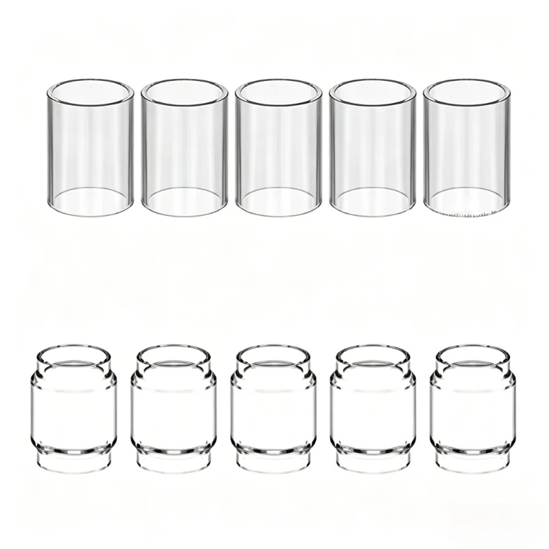 5PCS Straight Bubble Glass Tube for ZEUS rta 4ml Zeus Dual X mesh Zeus Sub Ohm 3.5ml Replacement Glass Accessory