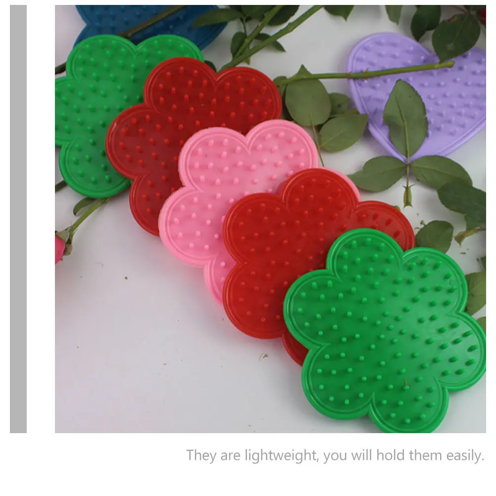 6Pcs Eco Friendly Silicone Rose Thorn Stripper Fine Ground Surface Use Garden Tool for Florists Thorn Leaf Removal