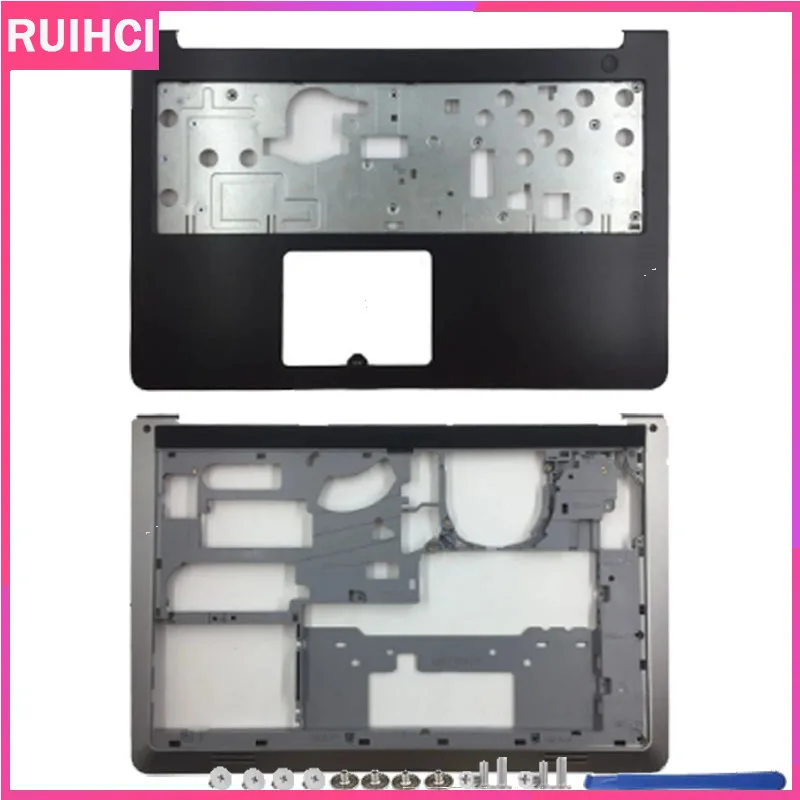 Para DELL Inspiron 15-5000 5542 5543 5545 5547 5548 5557 15M Tampa Superior (Palmrest) / Base Inferior para Notebook