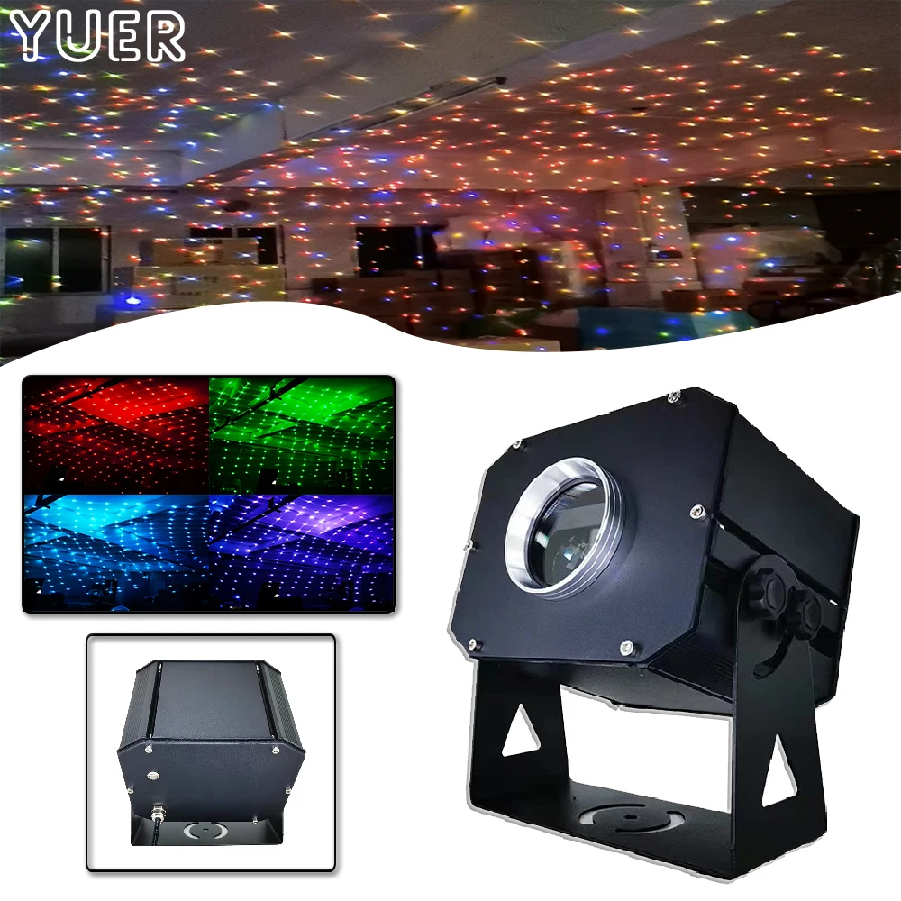 

YUER Waterproof IP65 Outdoor 3W starry sky Laser Light Full Color Laser Projector For Park DJ Disco Open Air Party Stage Wedding