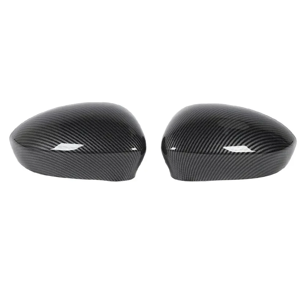 For Fiat 500 2007 2008 2009 2010 2011 2012-2021 Car Rearview Side Mirror Cover Wing Cap Exterior Door Housing Shell Trim Sticker