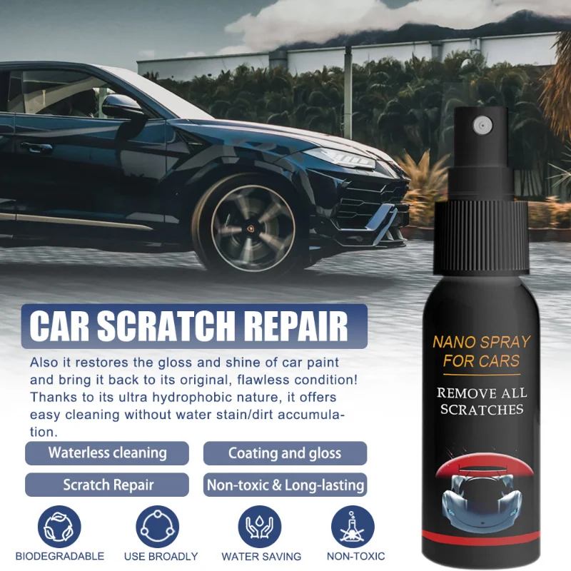 Geruiou Automobile Nano Coating Agent Car Paint Nano Coating Crystal Plating Liquid Spray Surface Plate Wax Removing Water