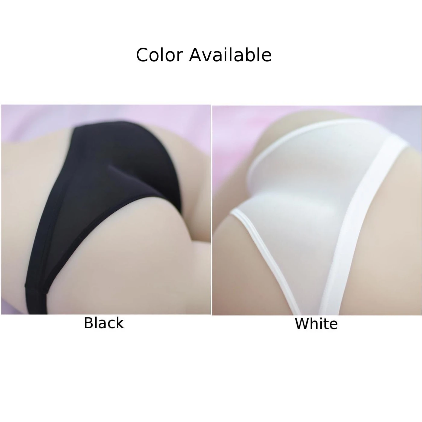 Cuecas ultra finas de seda em gelo para mulheres, calcinha sexy transparente, cuecas sólidas para a pele, roupas íntimas sem costura de cintura baixa