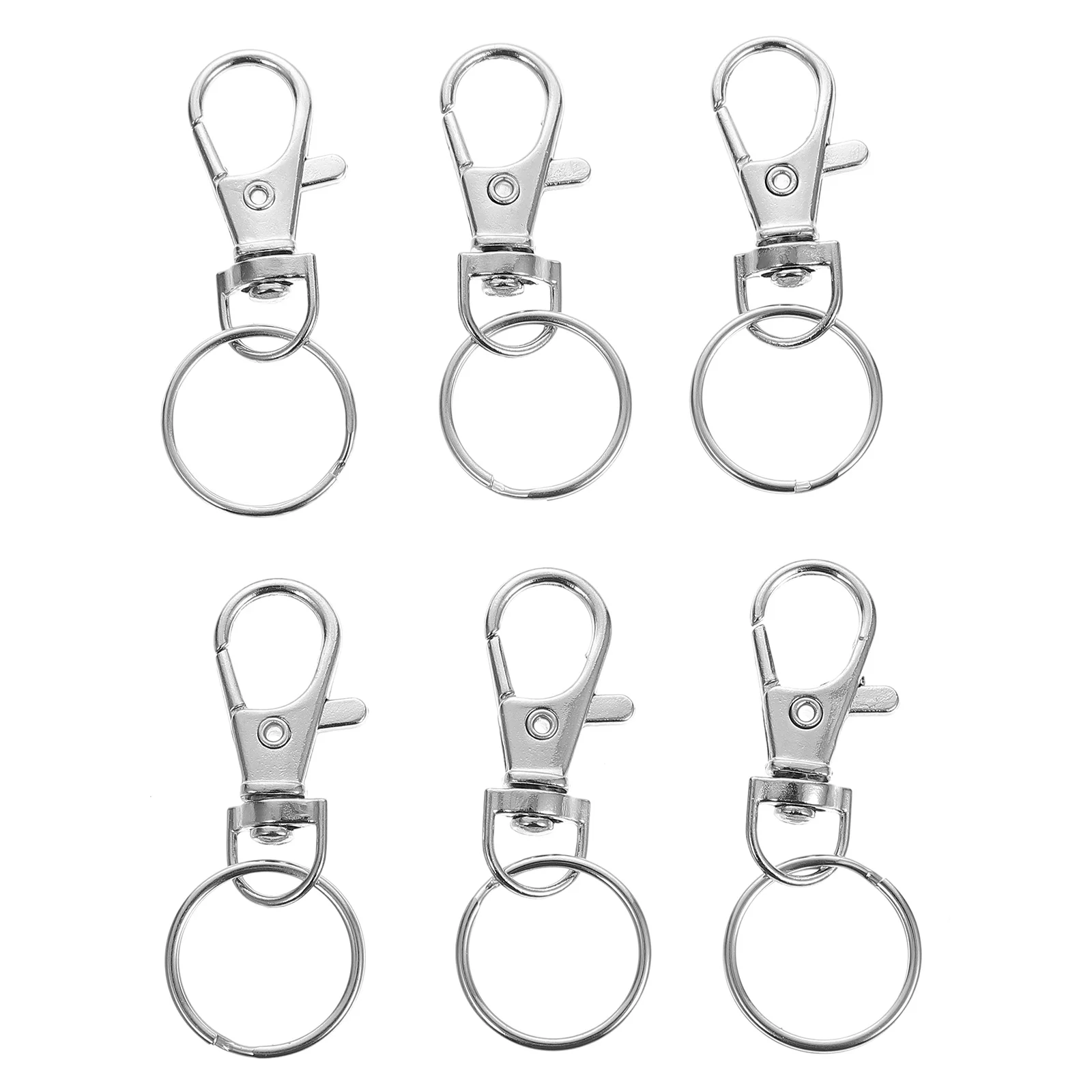 

Dog Key Ring Chain Clasp Carabiner Keychain Buckle Alloy Lobster Buckles Clips 100 Sets Key Chain Buckle H made Supplies Durable