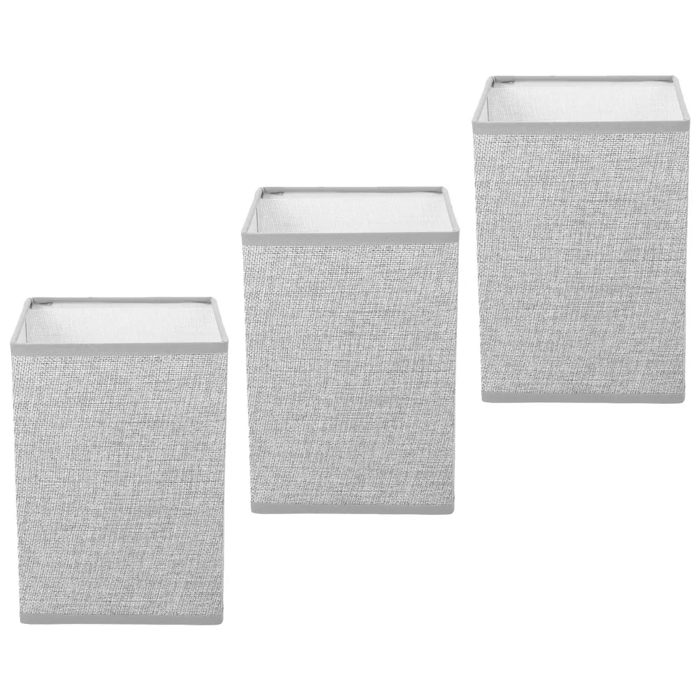

3 pcs Square Linen Lampshade for Table Lamps Ch eliers Wall Sconces Pendant Light Shades Bar Restaurant Decor