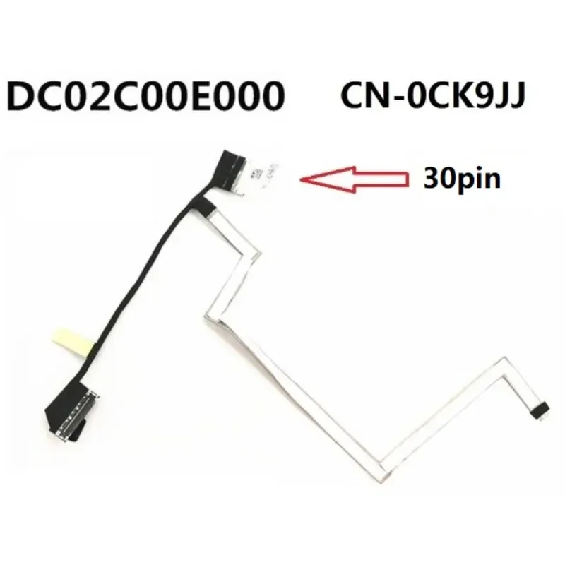 New LCD Flex Cable For DELL Latitude E7280 0CK9JJ Non Touch DC02C00E000 Screen Cable 30 Pin
