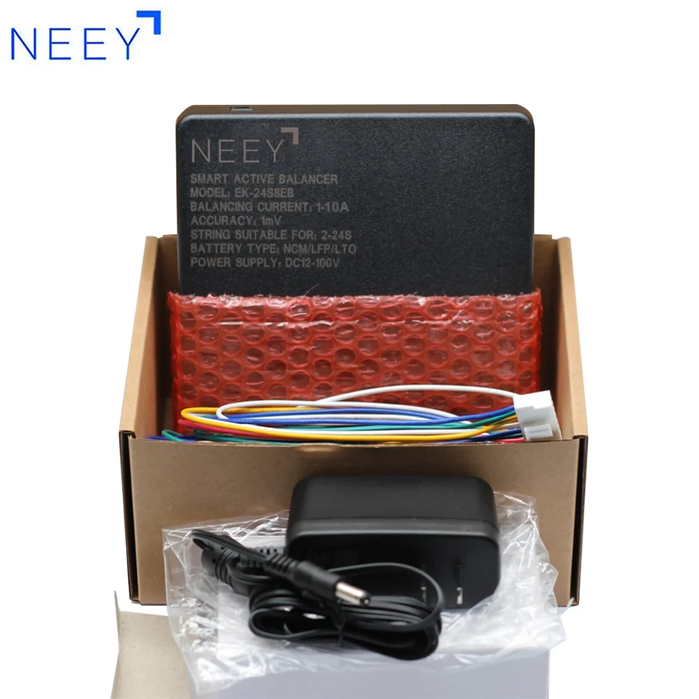 NEEY 10A Smart 1A-10A Active Balance Current Capacitor Balancer 2S To 24S 12V 24V 36V 48V 72V Lifepo4 Li-ion LTO 18650 Battery