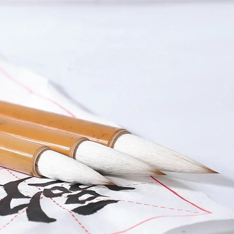 新しいイタチ毛の多毛筆-欧陽詢楷書書道筆セット-絵画筆-初心者向け画材