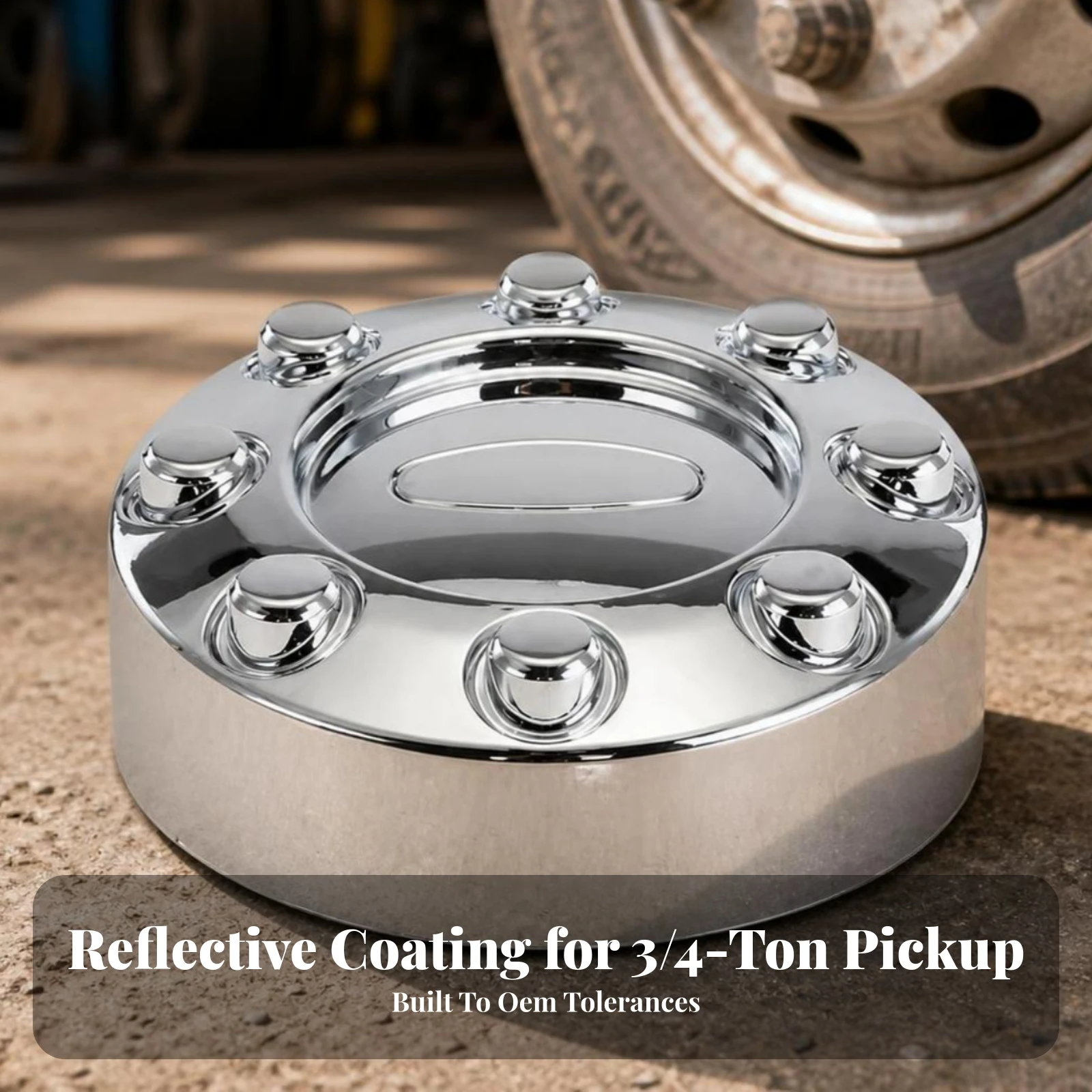 Wheel Center Cap Chrome Wheel Hubcap Car Hub Center Cap Defensive Hubcaps Scratch-Resistant for Truck Owners