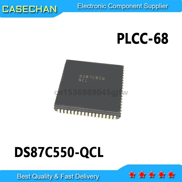 2PCS/LOT New and Original DS87C550QCL DS87C550QNL DS87C550-QCL DS87C550 PLCC-68
