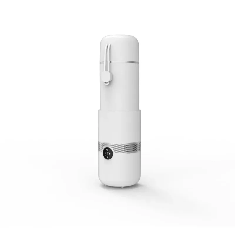 

cross-border350ML Portable Electric Thermos Cup Portable Warm and Cold Cup for Fast Cooling and Heating Car USB Rechargeable Coo