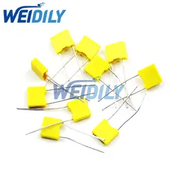 20PCS Polypropylene Safety Plastic Film Capacitance 100V 1nF ~470nF 100nf 220nf 10nf 47nf 22nf 0.47uf 0.1uf Correction Capacitor