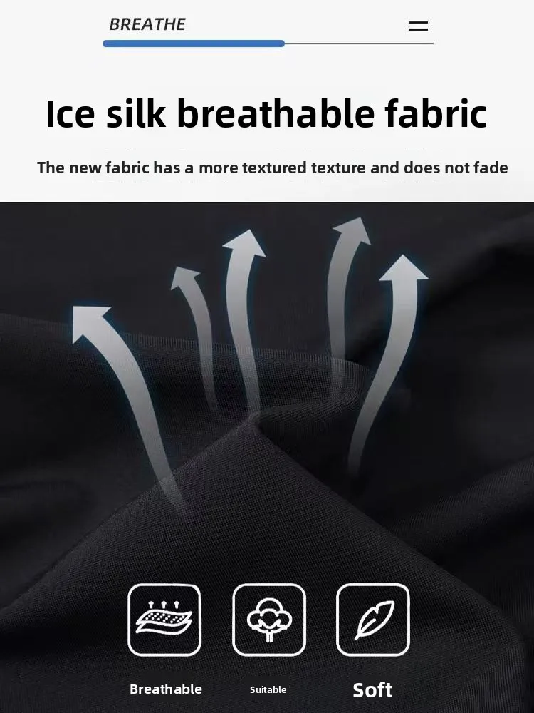 Summer Zippered Pocket Jogging Men's Shorts High Stretch Thin Baggy Board Beach Drawstring Sports Shorts Bermuda Plus Size M-8XL
