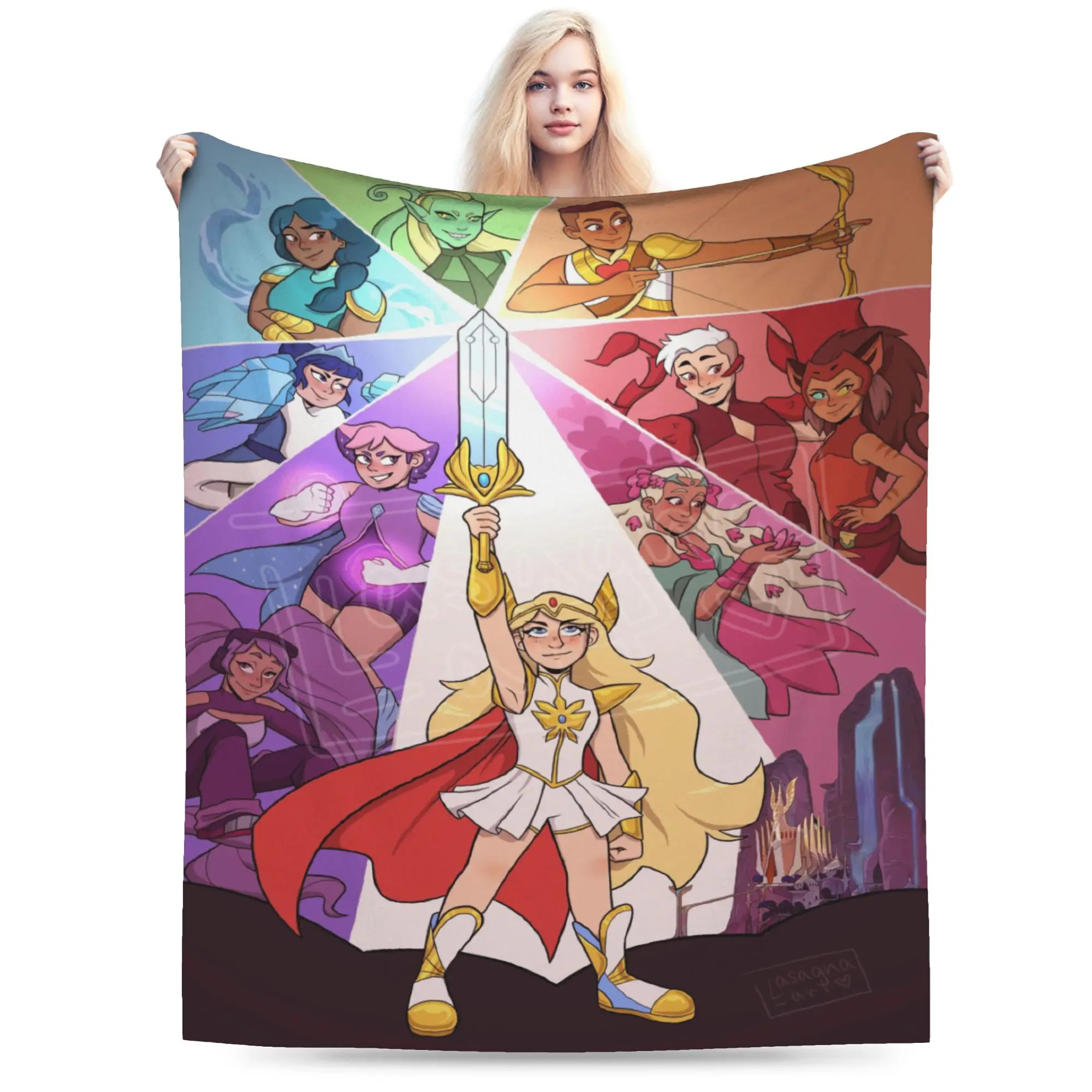 She-Ra and the Princesses of Power Blanket Fleece  Cozy Super Soft Throw Blanket for Sofa Quilt