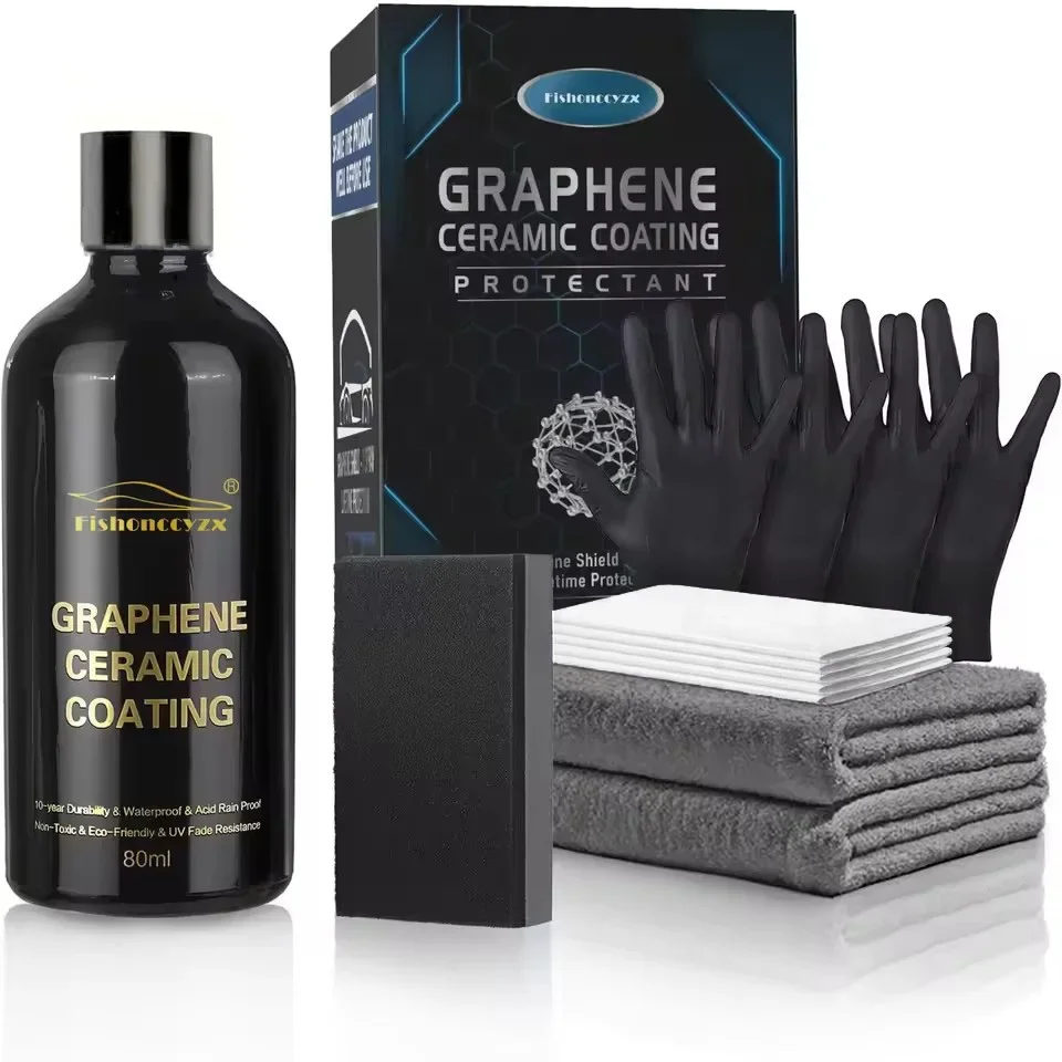 Advanced Graphene Ceramic Coating Self Cleaning Effect Ultra High Gloss 10+ Years Protection Extremely Hydrophobic Anti Scratch