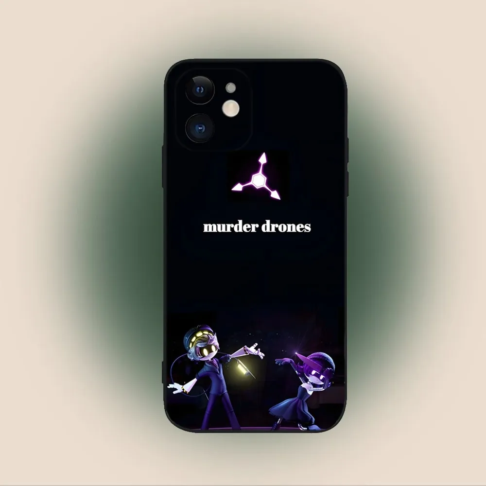 M-Murder N UZI D-Drones  Phone Case For iPhone 15,14,13,12,11,Plus,Pro Max,XS,X,XR,SE,Mini,8,7 Soft Silicone Black Cover