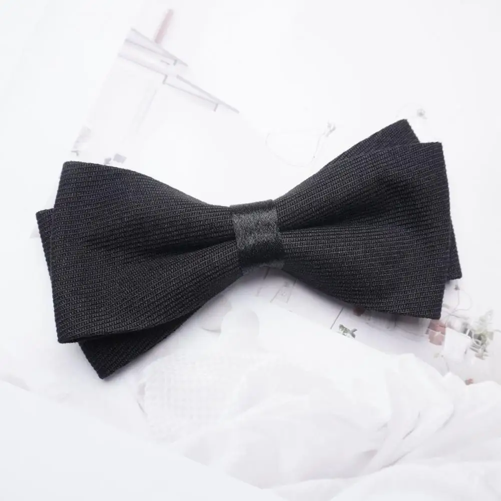 Exquisite Workmanship Bow Tie Elegant Adjustable Double-layered Bow Tie for Men Formal Wear for Weddings Business Events Parties