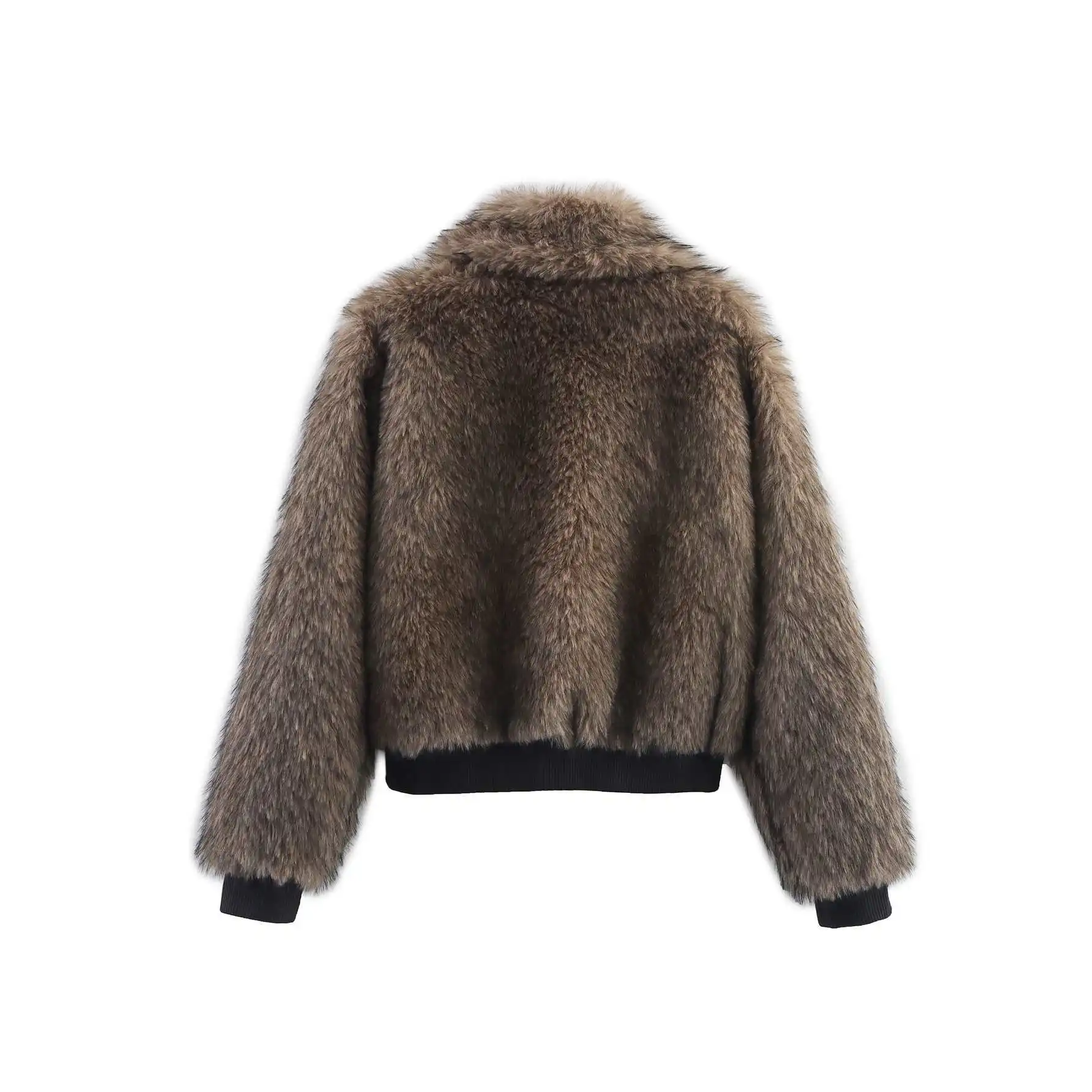 冬用ジャケット コート トップ ターンダウンカラー 長袖 ジッパー フェイクレザー レディース 高級 グラス パッチワーク