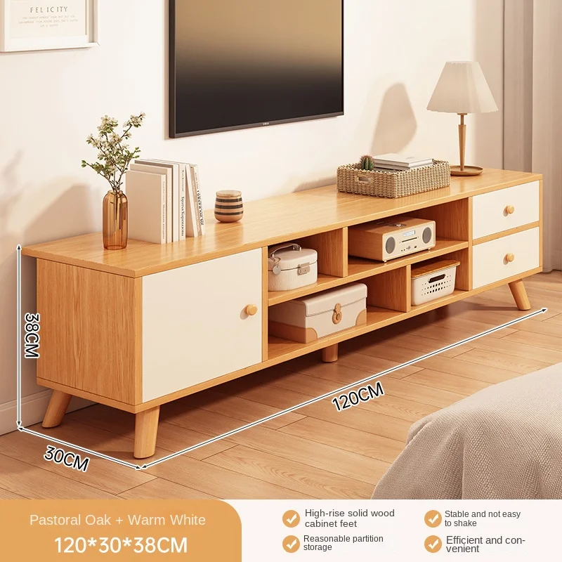 #Simple Nordic Style TV Cabinet for Small Apartment Living Room Home Furniture 2025 New Versatile Storage