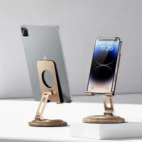 Rotating Phone Holder, Portable Storage, 360 Degrees, Desktop Tablet Stand, Lazy Support Bracket, Foldable Handy Prop, Versatile