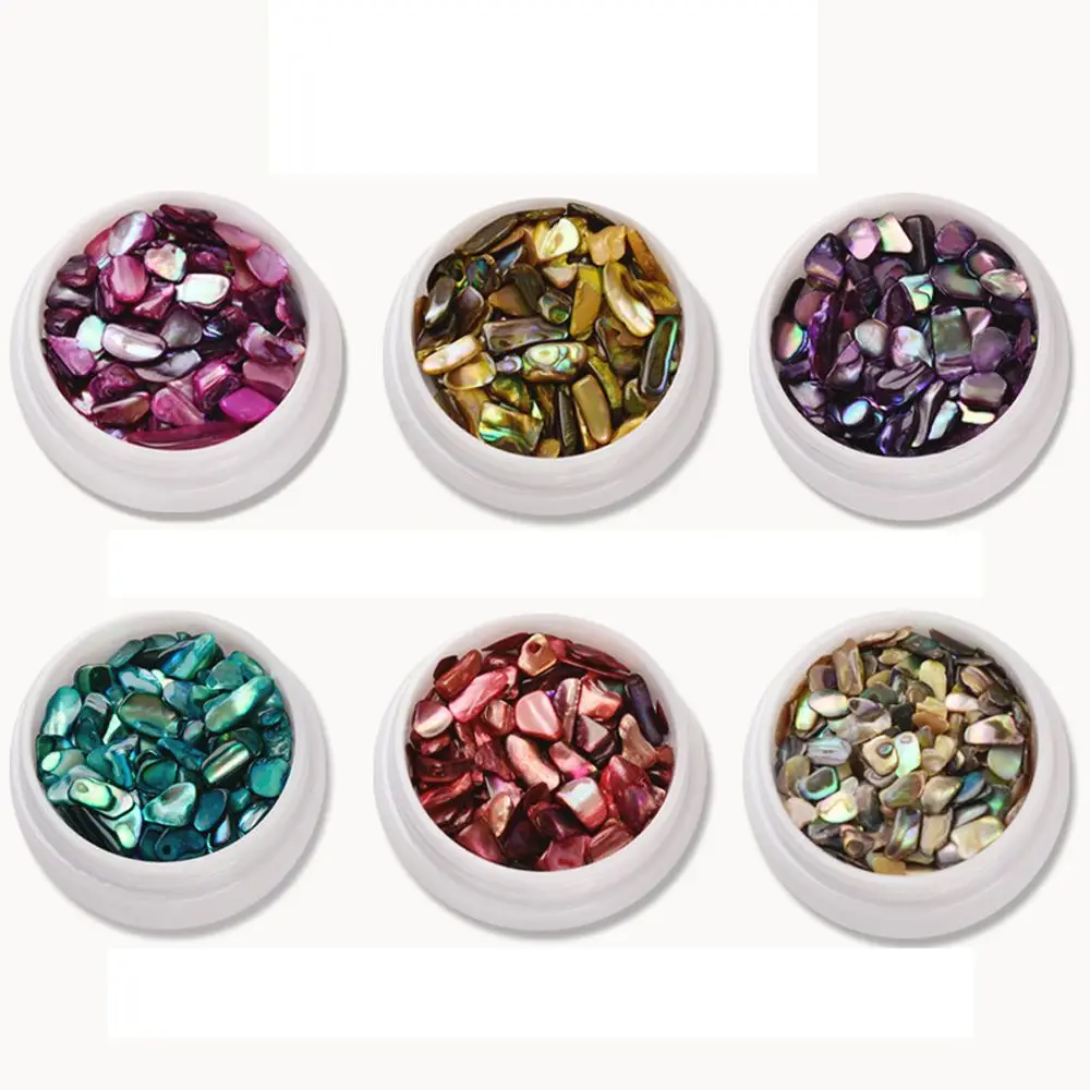 Patches Manicure Accessories Nail Art Abalone Slices DIY Nail Art Decorations Shell Fragments Ornament Nail Art Shell Slices