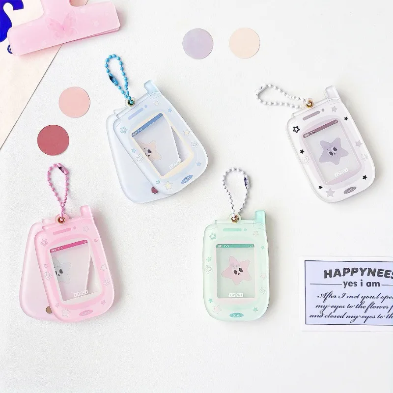 2024 Original Ins Practical Hot Selling Star Mobile Phone 1 Inch ID Card Brick Goo Goo Tray Acrylic Hard Card Sleeve