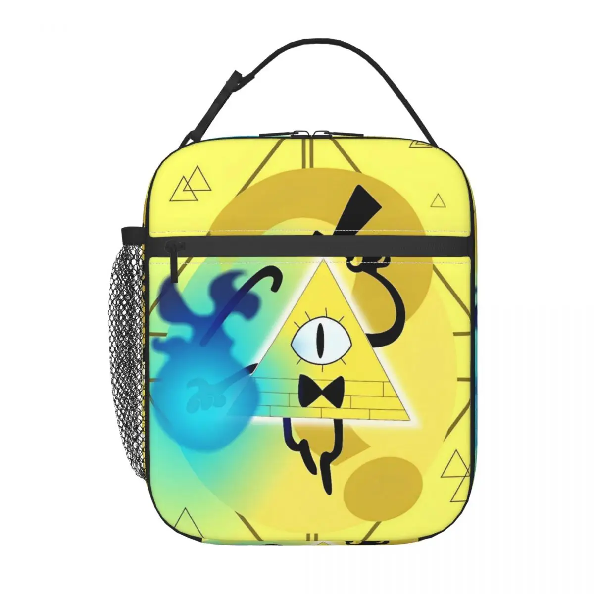 

Сумка для обеда Gravity Falls, ланч-бокс для пикника на открытом воздухе для девочек, повседневная сумка-тоут с принтом, сумка для еды, портативная сумка-холодильник на молнии из ткани Оксфорд