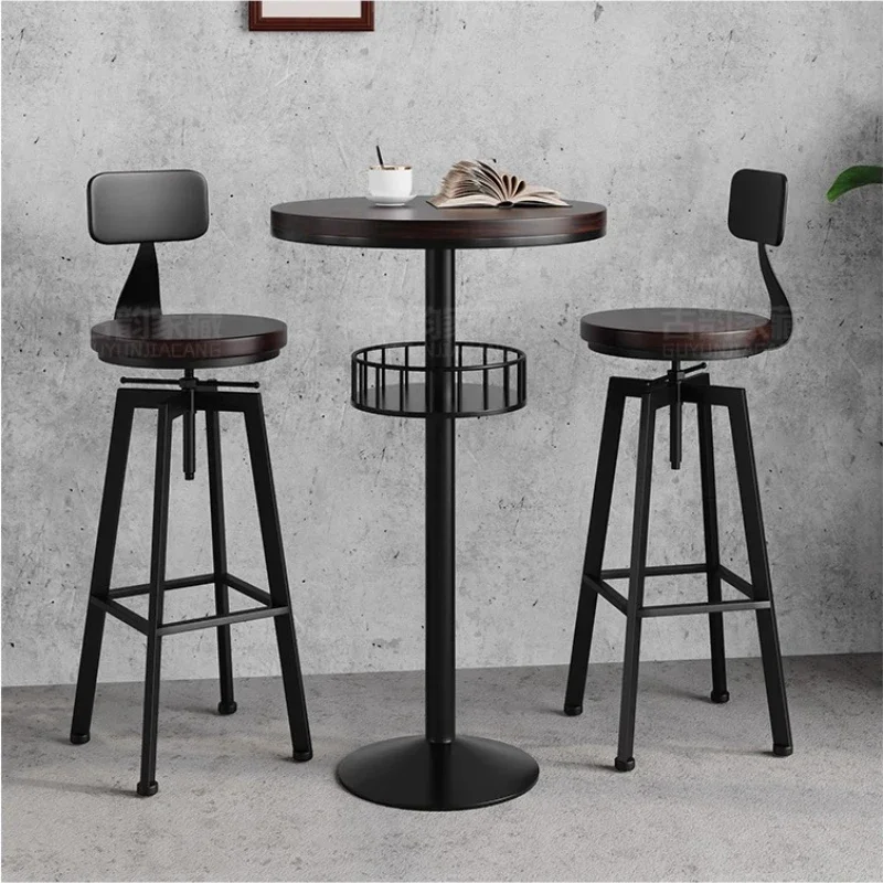 industrial-style-iron-bar-stool-with-footrest-adjustable-height-wooden-counter-chair-minimalist-pub-stool-vintage-reception-seat