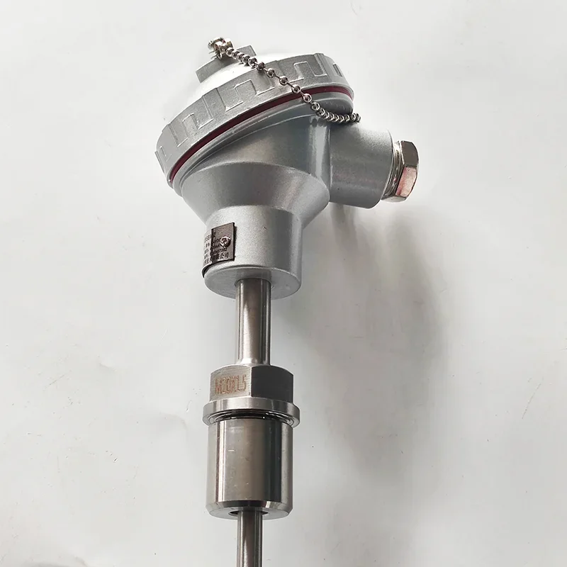 High Temperature Junction Box K-type Thermocouple Armored Thermocouple Thread PT100 Temperature Transmitter