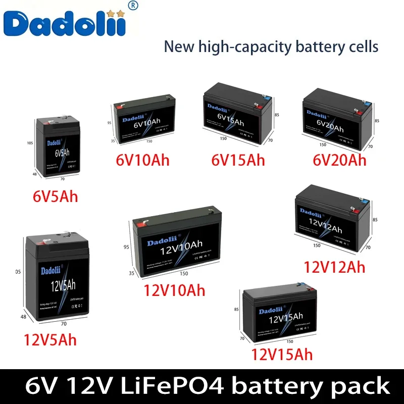 6v5ah6v8ah 6v10ah6v12ah12v5ah12v7ah12v12ah الأطفال المركبات الكهربائية لعبة سيارات الدراجات النارية عربات الأطفال البطارية