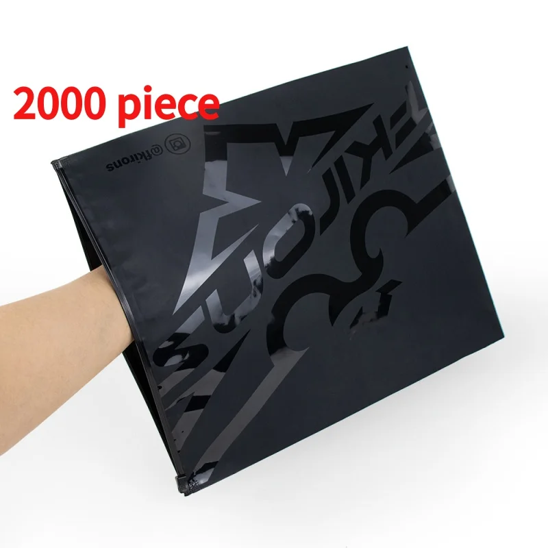 20 00 peças.Personalizado. Sacos de roupas com logotipo com zíper ziplock reciclável eco-amigável plástico poli sacos de embalagem de roupas underw