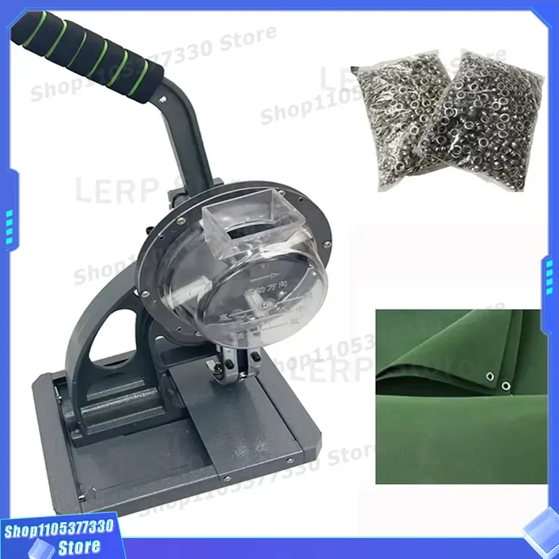 5.5mm 6mm 8mm 10mm 12mm Semi Automatic Grommet Punching Machine for Advertising Banner Tarp Tent Eyelet Hole Press Tool Kit