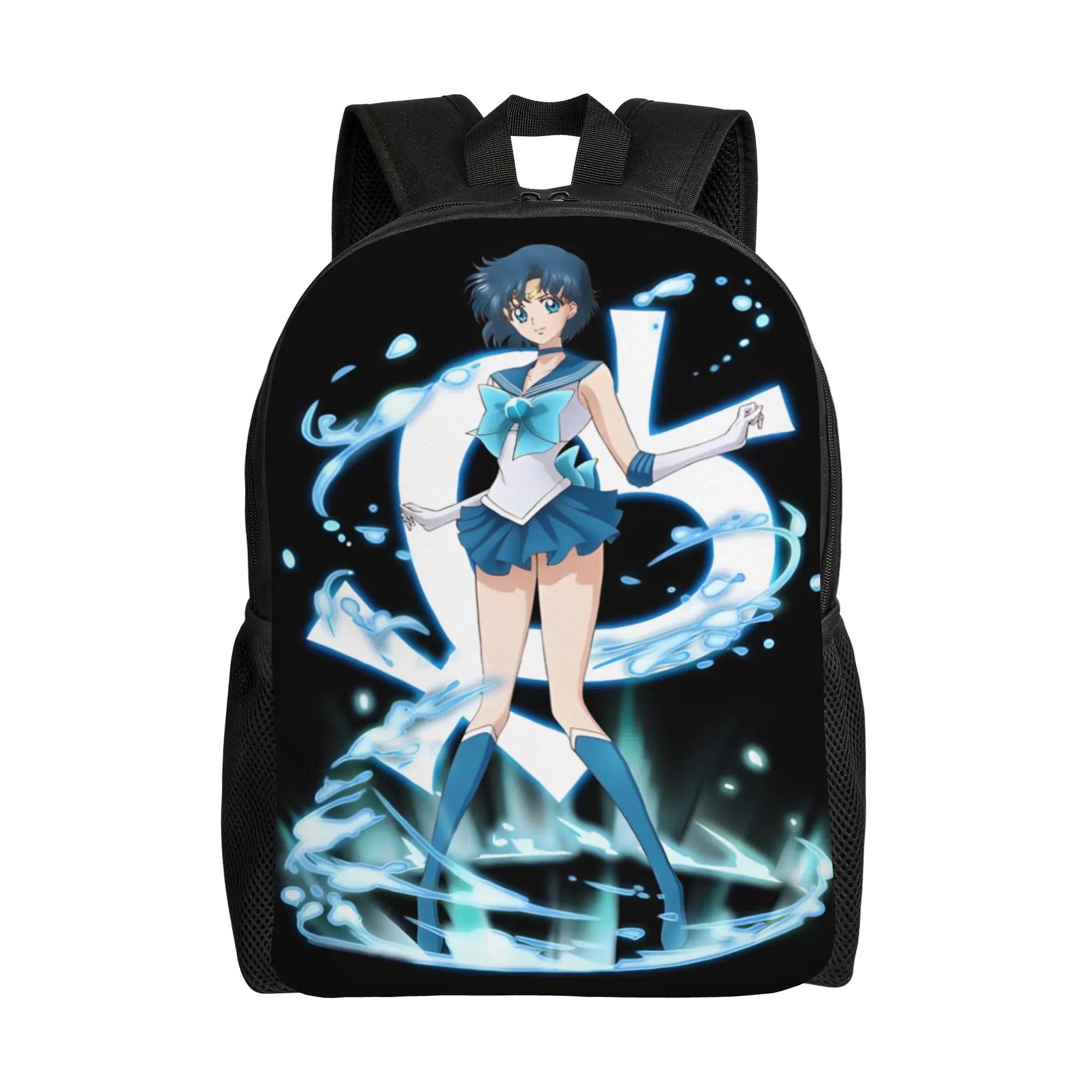 1Piece Backpack Blue Magical Girl New School Year Knapsack Campus  Sailor Moon Birthday Gift New Term Starts
