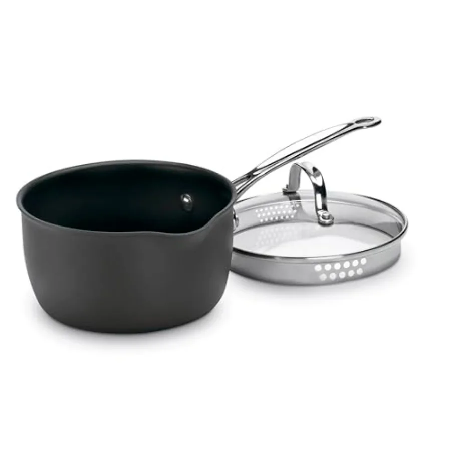 

Chef's Classic Nonstick Hard-Anodized 2-Quart Cook and Pour Saucepan