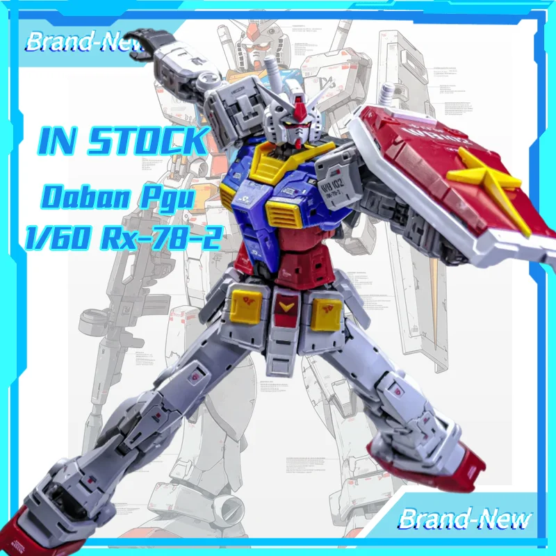 

【IN STOCK】Daban Pgu 1/60 Rx-78-2 2.0 High-Precision Framework Assembly Action Figure Doll Model Kit Figures Collection Toy Gift