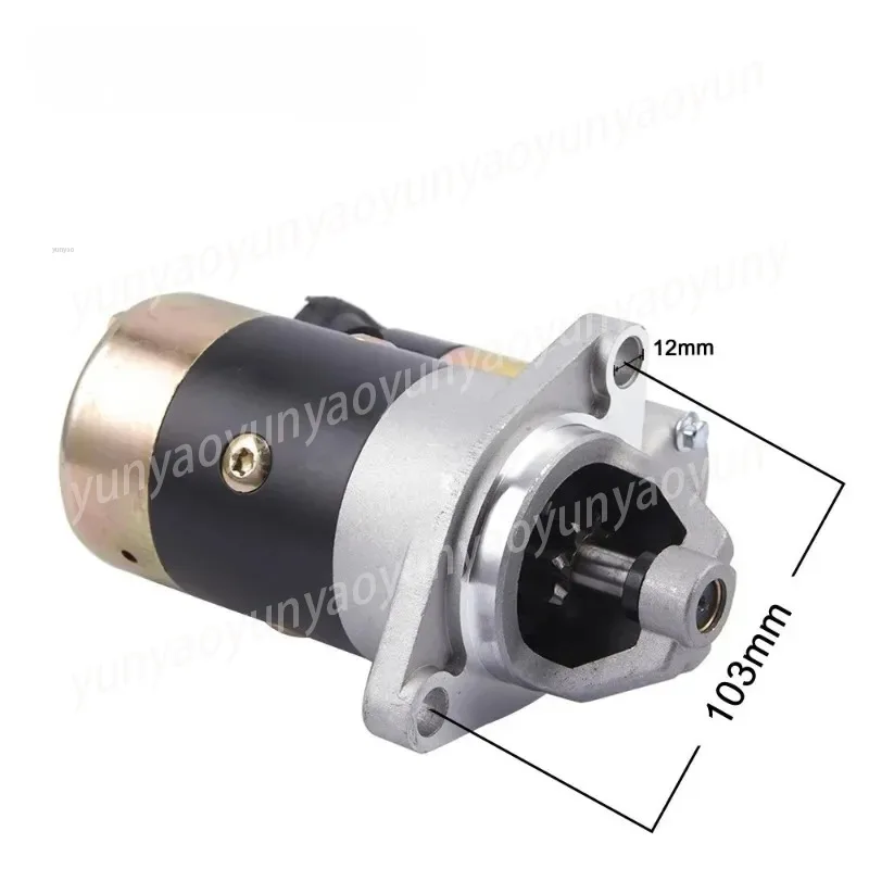 QD114A 12V 1.2KW Electric Starter Generator Set for Engine Starting Pump DC Motor Generator