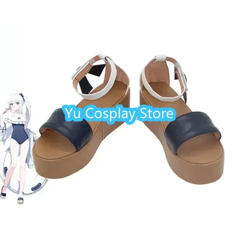 

Yu-Cosplay Game Blue Archive Tsukiyuki Miyako Cosplay Shoes Halloween Carnival Boots PU Shoes Cosplay Props Custom Made