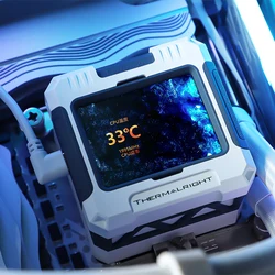Thermalright FW 420 ARGB All -in -one water cold radiator 2.4 -inch LCD display, support format JPG,PNG,GIF/LGA1700/1851/AM5/AM4