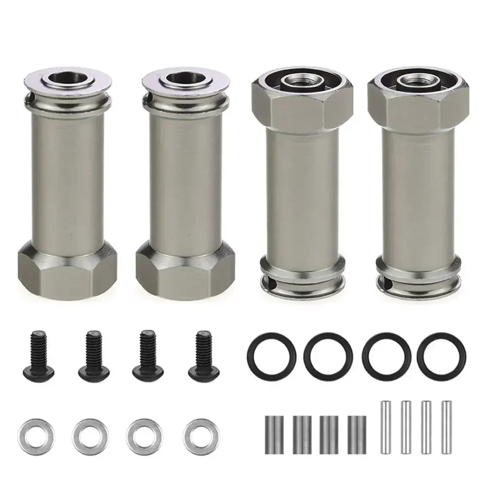 Adattatori esagonali per ruote in alluminio da 12 mm, estensione lunga 29 mm, parti di conversione per auto RC per 1/12 Wltoys 12428 12423