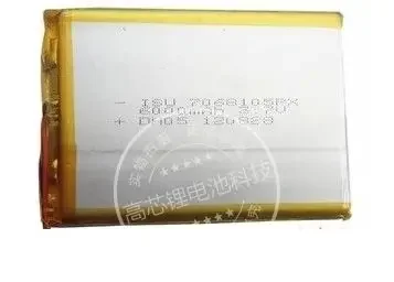 Nieuwe hete 3,7 V lithiumbatterij polymeerbatterij 7068105 0768105   mobiel vermogen flatpanel 6000MAH oplaadbare Li-ion celbatterijen