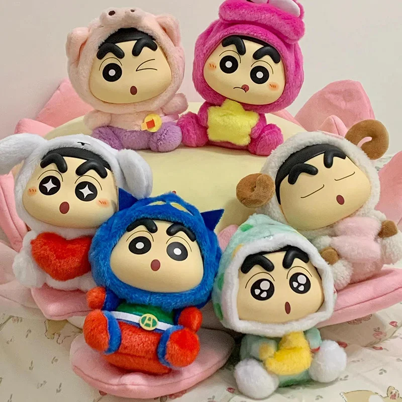 Crayon Shin-Chan Blind Box Fantasy Series Plush Toys Action Figure Model Doll Collection Decoration Toy For Kids Birthday Gift