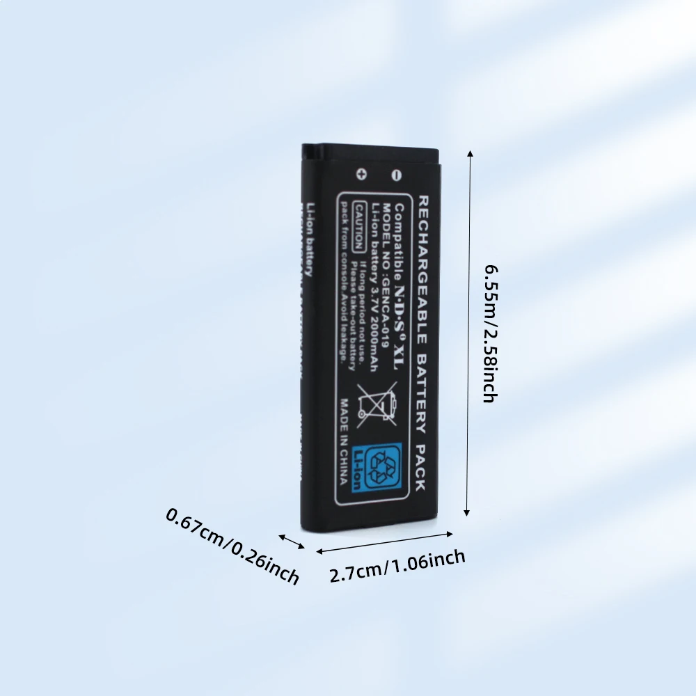 Bateria do konsoli gier PHOMAX NdsI Xl UTL-003 3.7V, zamienna bateria litowo-jonowa do Nintendo Ndsixl, wbudowana, ładowalna. — zdjęcie produktu 4