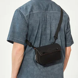 Nieuwe Japanse Retro Lichtgewicht Crossbody Tas, Heren Schoudertas, Trendy Multifunctionele Tailletas, Casual Postbode Tas